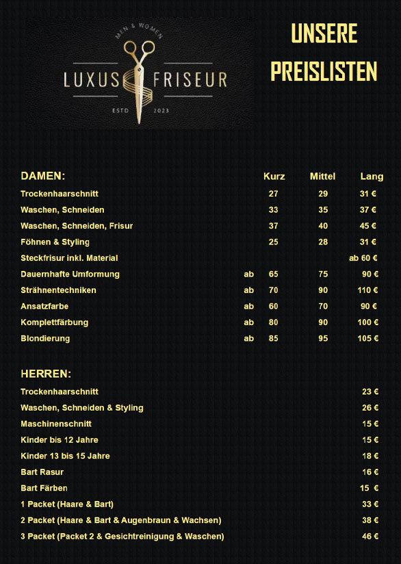 Luxus Friseur Eingang